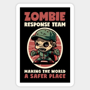 Zombie Response Team Making The World A Safer Place Sticker